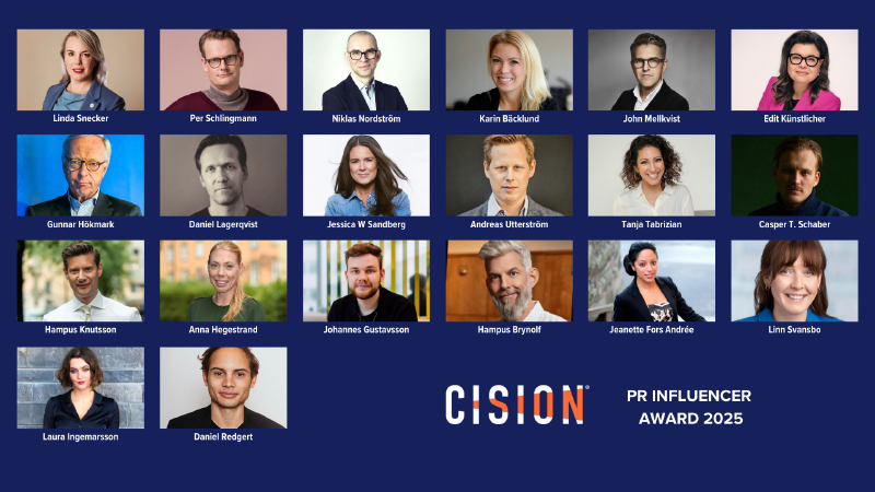 Featured image for “Edit Künstlicher nominerad till Cision PR Influencer Award 2025”